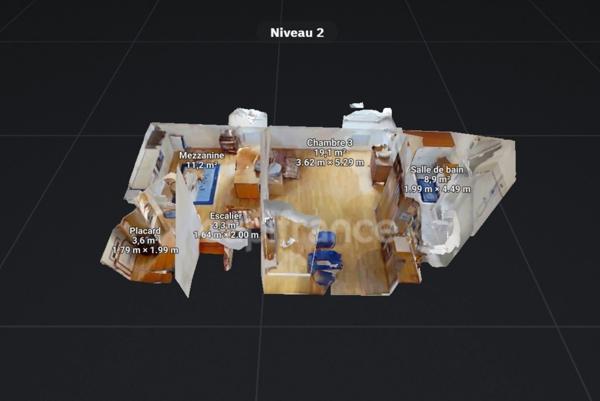 Duplex, en dernier étage sur le port de Paimpol