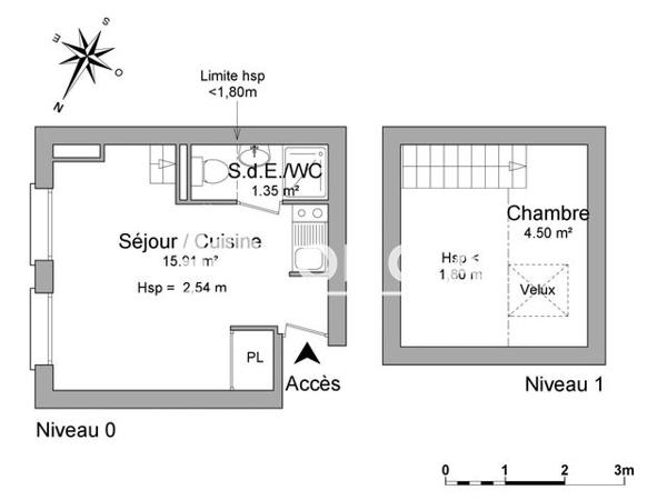 Location Appartement 2 pièces 21.8 m² - 25 RUE FAVART D'HERBIGNY Reims 51100