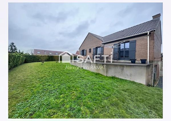 Plain-pied 91m² sur 1184m² : calme et potentiel !