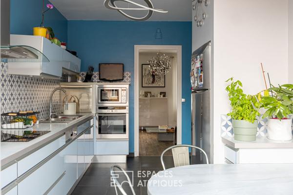 Maison familiale en coeur de ville avec piscine, terrasse, jardin et garage à Albert