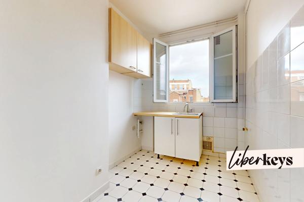 2 pièces 41 m² – Traversant, lumineux, 4e étage avec ascenseur