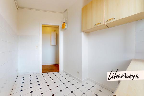 2 pièces 41 m² – Traversant, lumineux, 4e étage avec ascenseur