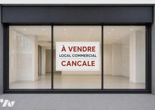 A 600m du plein centre de Cancale, local commercial à vendre dans résidence récente. La surface...