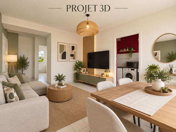 Appartement rénové T4 - 60 m2 quartier Montplaisir