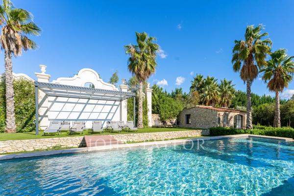 Luxueuse villa meublée ou non meublée à louer à Aix-en-Provence avec dépendances : Evasion et élégance au coeur de la Provence