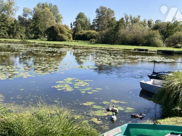 Domaine de pêche avec camping gîte et maison principale