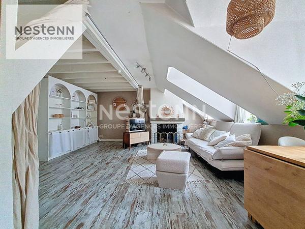 Coup de coeur, Orléans quartier Théâtre, 2 chambres, duplex en dernier étage, faibles charges