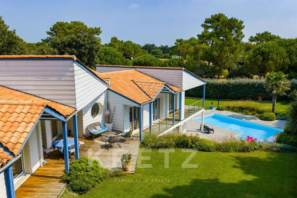 Propriété 235m² de style Louisiane à 200 m de la plage avec piscine