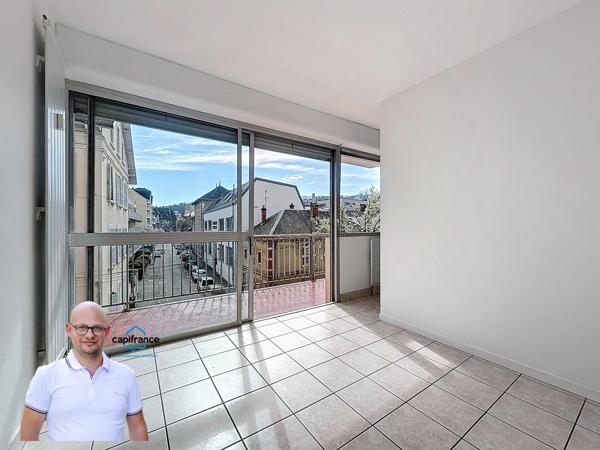Appartement à vendre 1 pièces CHAMBERY (73) - 32m2 avec balcon.