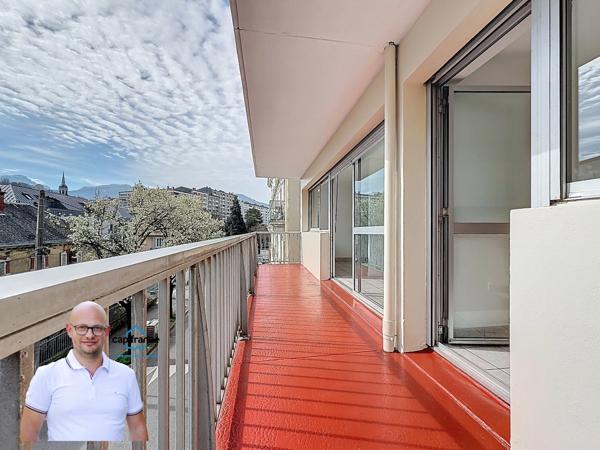 Appartement à vendre 1 pièces CHAMBERY (73) - 32m2 avec balcon.