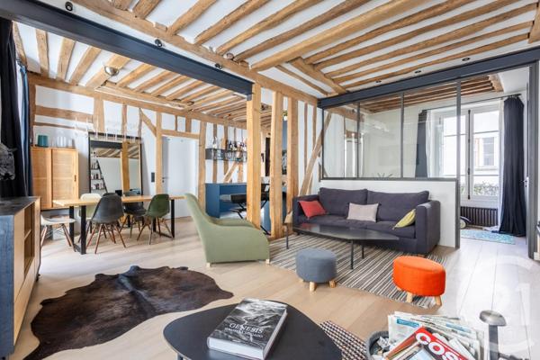 Appartement F3 à vendre  4 pièces - 75,43 m2 PARIS - 75004