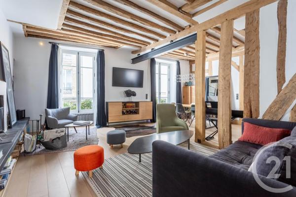 Appartement F3 à vendre  4 pièces - 75,43 m2 PARIS - 75004