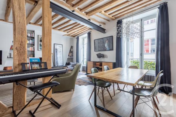 Appartement F3 à vendre  4 pièces - 75,43 m2 PARIS - 75004