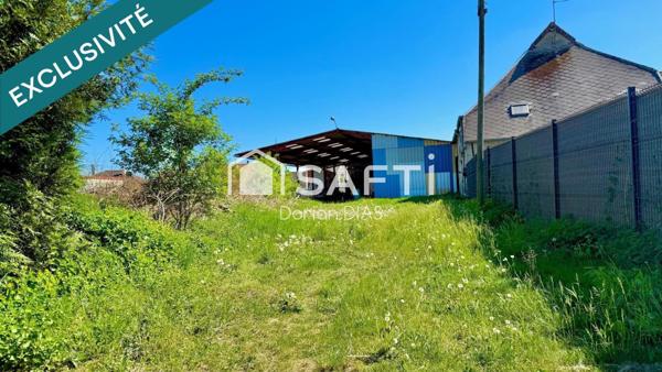 Hangar Baudoux 500m² + terrain a bâtir de 2100 m²