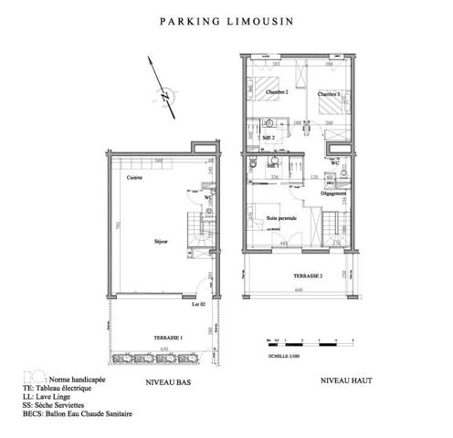 Duplex indépendant neuf trois chambres au coeur de la palmye