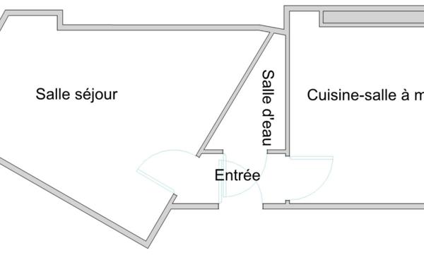 Appartement à vendre    2 pièces • 30 m2 Paris 10