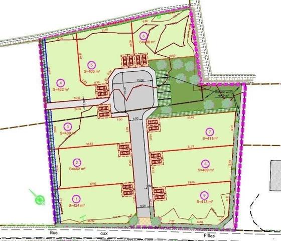 Vente Terrain 413 m2 à Carpiquet