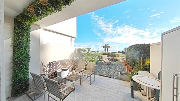 Studio avec bel exterieur - Résidence accès direct plage