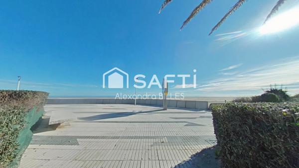 Studio avec bel exterieur - Résidence accès direct plage