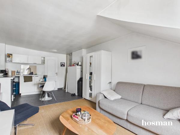 Studio 26 m² - Dernier étage traversant - Rue Saint-Jean, Paris
