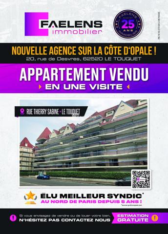 Appartement T1/2 à Le Touquet-Paris-Plage - Réf. tq5760f
