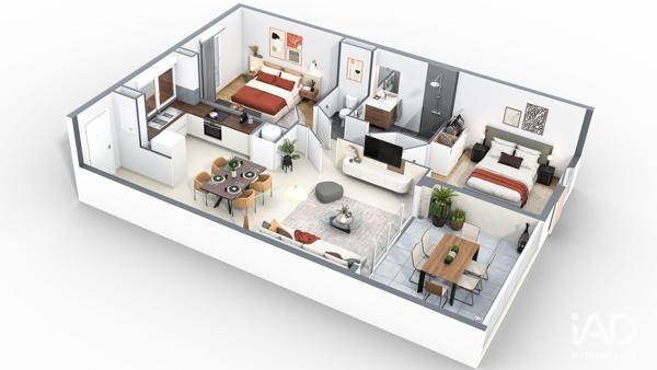 Appartement à vendre 3 pièces 87 m² LE PITON-SAINT-LEU