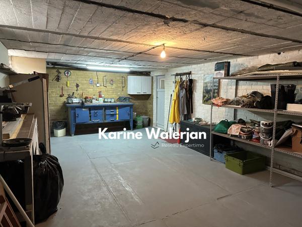 Rouvroy (62320) SEMI PLAIN PIED INDIVIDUEL+ SOUS-SOL COMPLET+ POTENTIEL COMBLES