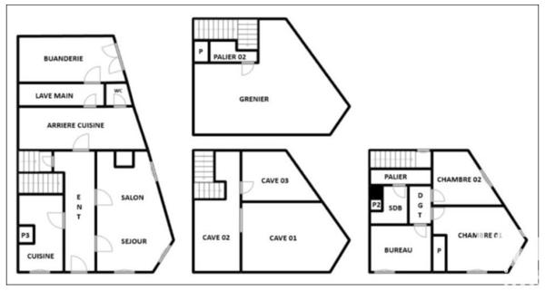 Maison 6 pièces de 105 m² à Waziers (59119)
