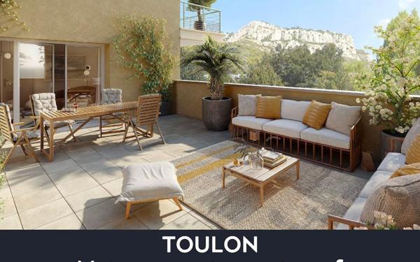 Appartement à vendre    2 pièces •  Toulon