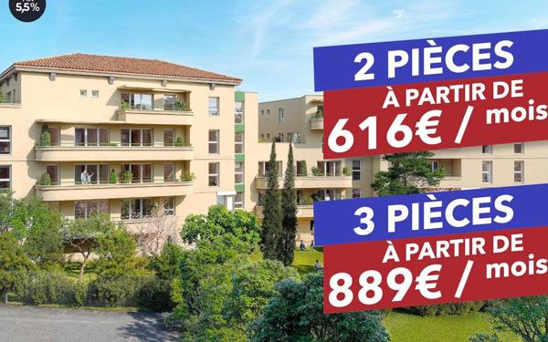 Appartement à vendre    2 pièces •  Toulon