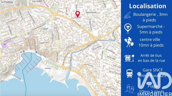 Appartement à vendre 3 pièces 40 m² Sanary-sur-Mer