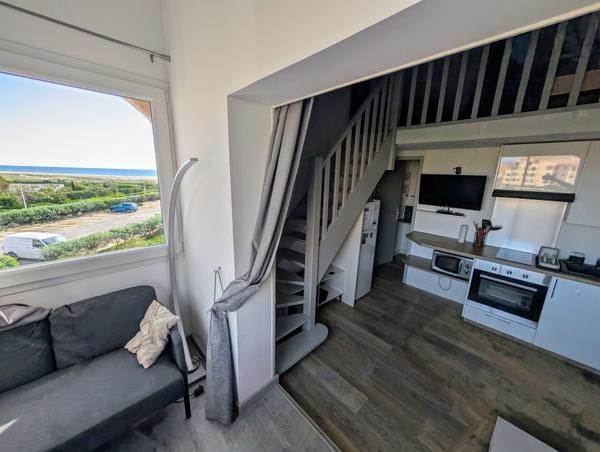 Appartement T3 en première ligne mer