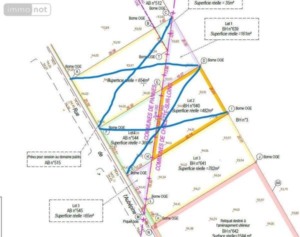 Terrain à Batir à vendre à Châlette-sur-Loing dans le Loiret (45120), ref : 45051-418