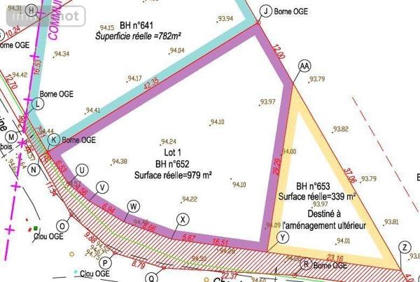Terrain à Batir à vendre à Châlette-sur-Loing dans le Loiret (45120), ref : 45051-418