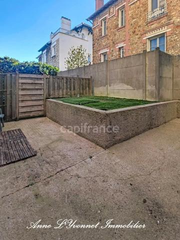 Appartement 2 pièces avec jardin et terrasse plein sud, au calme absolu à Fontenay-aux-roses
