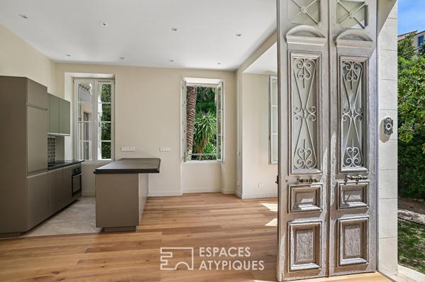 Cannes Oxford – 3 pièces bourgeois avec jardin privatif et réhabilitation d’exception