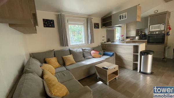 Mobilhome récent dans camping 5 étoiles