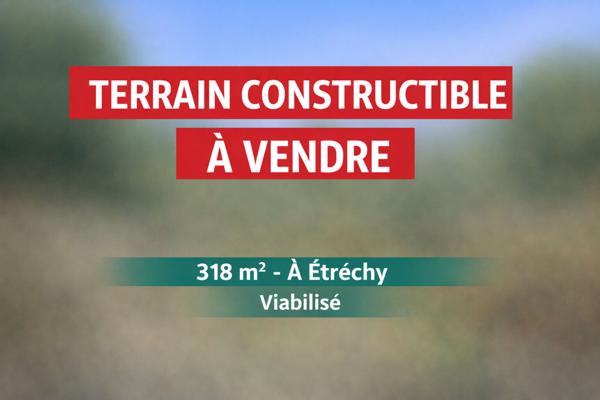 Terrain constructible viabilisé à Etrechy