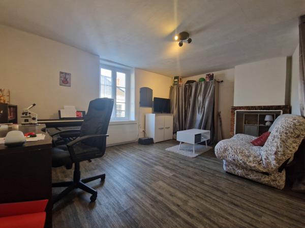 maison bourg, 2ch, jardin, charme ancien