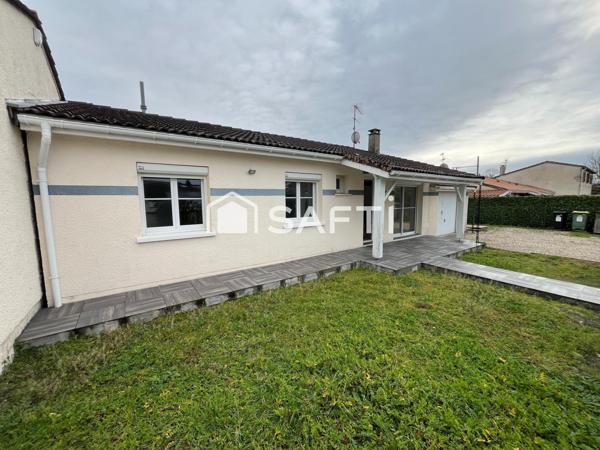 Maison de plain-pied de 120 m², idéale pour une famille.