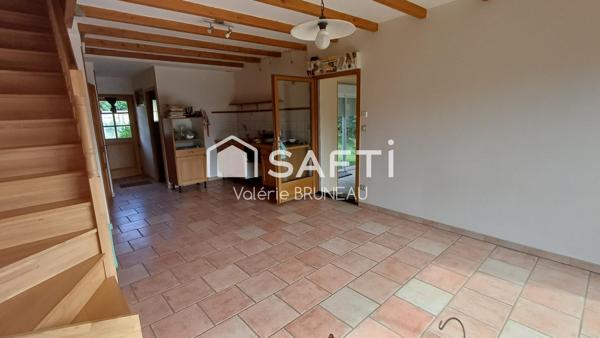 Longère 190m2 /  2 Habitations en 1 / Jardin 7000m2 / 2 Garages / grange