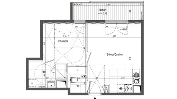 Appartement à vendre 2 pièces 42 m² Saint-Germain-en-Laye