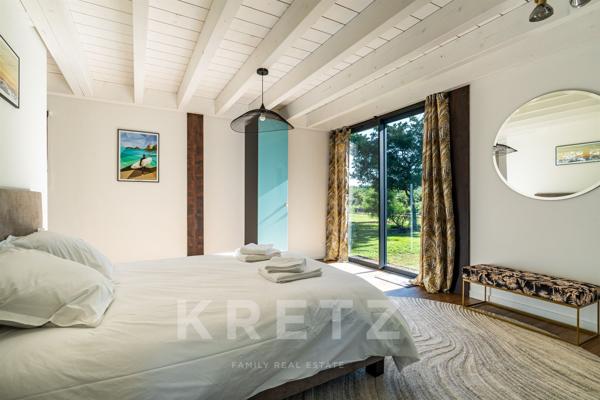 Domaine d’exception avec villa, lodge et piscines à Moliets