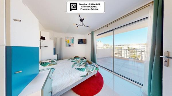 Penthouse 3 pièces 78 m²  86 m² de terrasses  Vue mer & Palais des Festivals