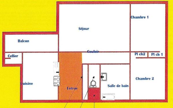 Appartement à louer    3 pièces •  Avon