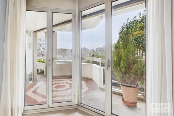 FRONT DE SEINE - APPARTEMENT EXCEPTIONNEL DE 138 M² VUE SEINE ET ÎLE DE LA JATTE.