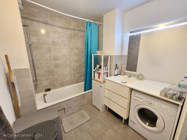 Appartement T3 de 61m², terrasse, parking sous-sol, résidence récente