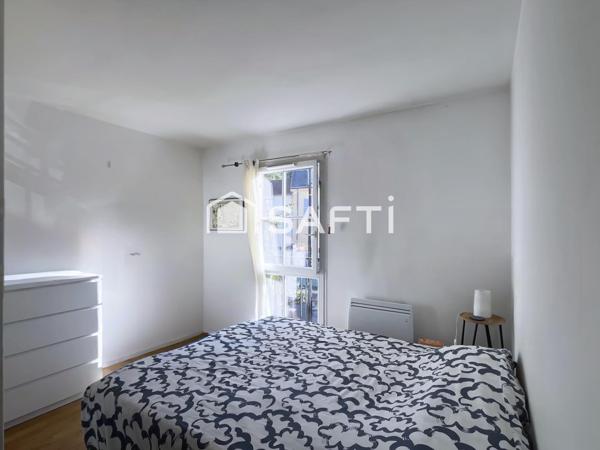 Appartement de 2 pièces avec balcon et parking