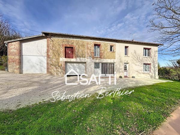 Maison de caractère rénovée avec piscine et vue dégagée –5 min Lavaur
