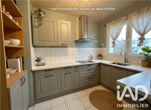 Appartement à vendre 4 pièces 72 m² Sainte-Geneviève-des-Bois